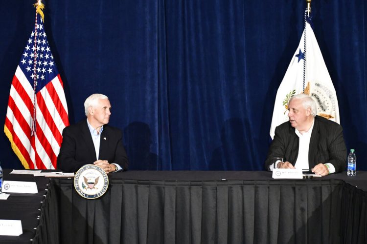Pence visits West Virginia, pledges resources to combat COVID-19